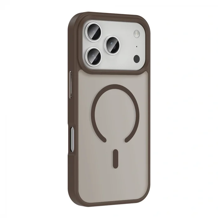 iPhone 17 Pro Max Kılıf M-safe Şarj Özellikli Mat Arka Yüzey Sio Kapak