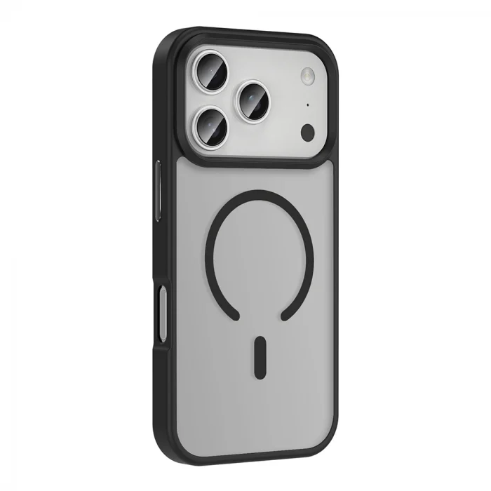 iPhone 17 Pro Max Kılıf M-safe Şarj Özellikli Mat Arka Yüzey Sio Kapak