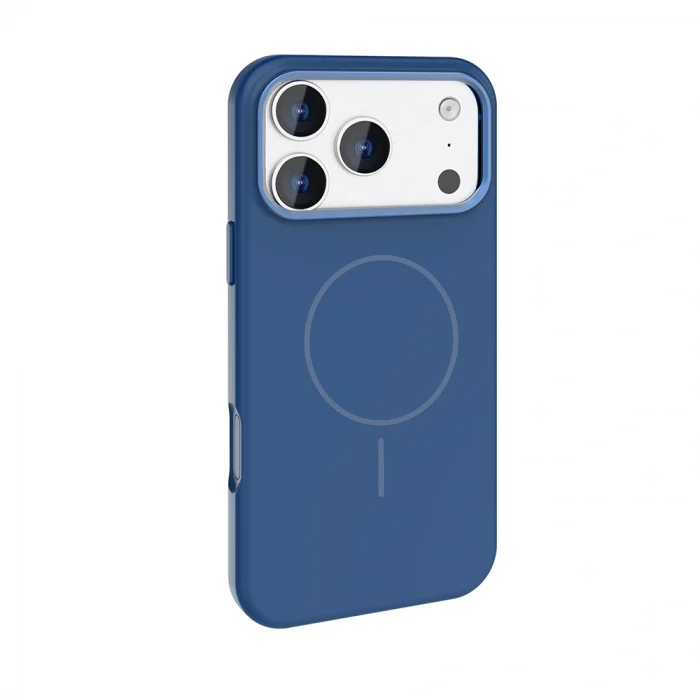 iPhone 17 Pro Max Kılıf M-Safe Şarj Özellikli Metal Kamera Çerçeveli Edi Silikon Kapak