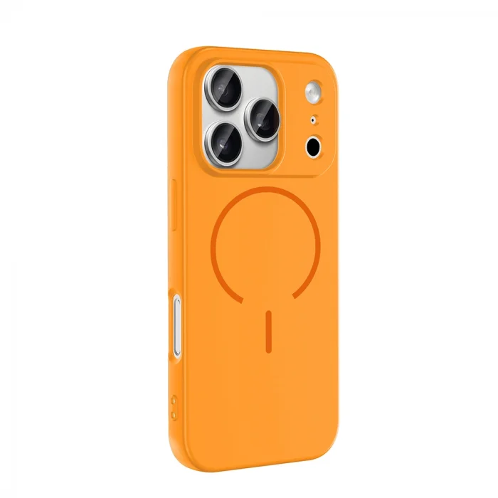 Apple iPhone 17 Pro Max Kılıf M-safe Şarj Özellikli Zore Meta Kapak