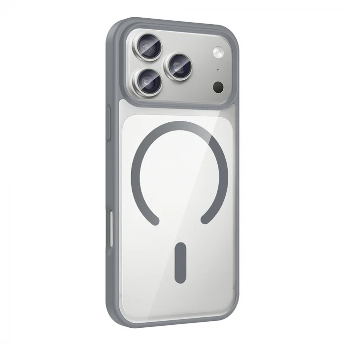 iPhone 17 Pro Max Kılıf M-safe Wireless Şarj Özellikli Silikon Ege Kapak