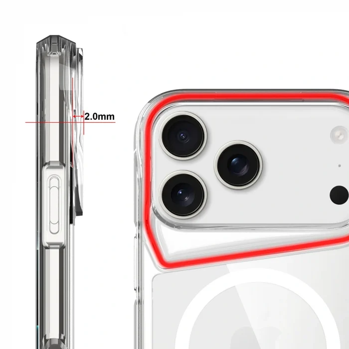 iPhone 17 Pro Max Kılıf M-safe Şarj Özellikli T-Max M-safe Kapak