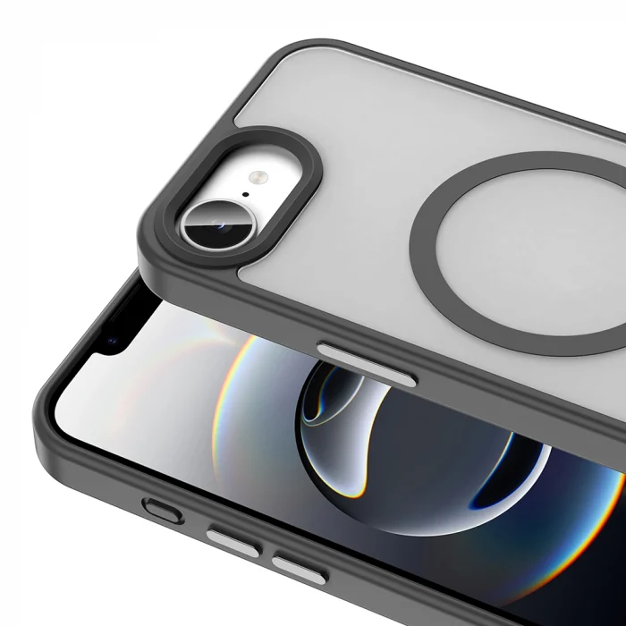 iPhone 17E Kılıf M-safe Şarj Özellikli Mat Arka Yüzey Sio Kapak