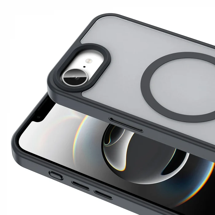 iPhone 17E Kılıf M-safe Şarj Özellikli Mat Arka Yüzey Sio Kapak