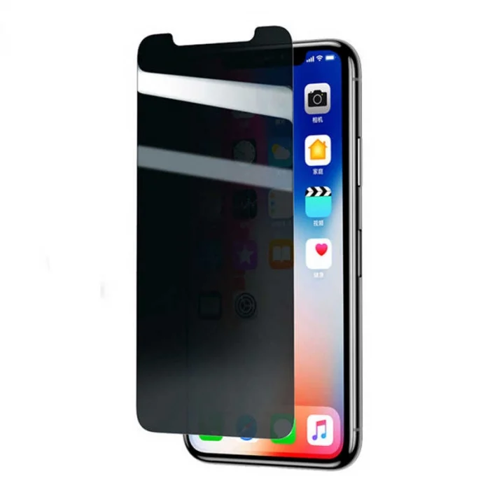 iPhone X ​​​​​​​​​​​​ Rika Premium Privacy Temperli Cam Ekran Koruyucu