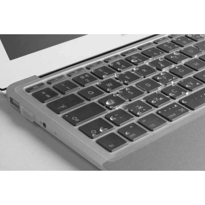 Macbook 13 Pro Touch Bar A1706  Klavye Koruyucu Şeffaf Silikon Ped