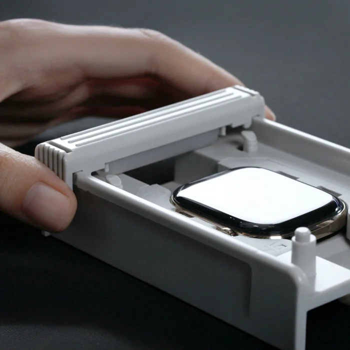 Apple Watch 10 42mm Amazingthing Radix Protective Parmak İzi Bırakmayan HD Ekran Koruyucu Film + Kolay Uygulama Aparatı