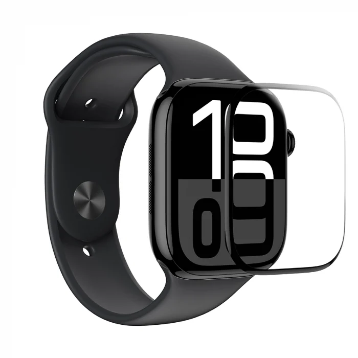 Watch 10 42mm Amazingthing Radix Protective Parmak İzi Bırakmayan HD Ekran Koruyucu Film + Kolay Uygulama Aparatı