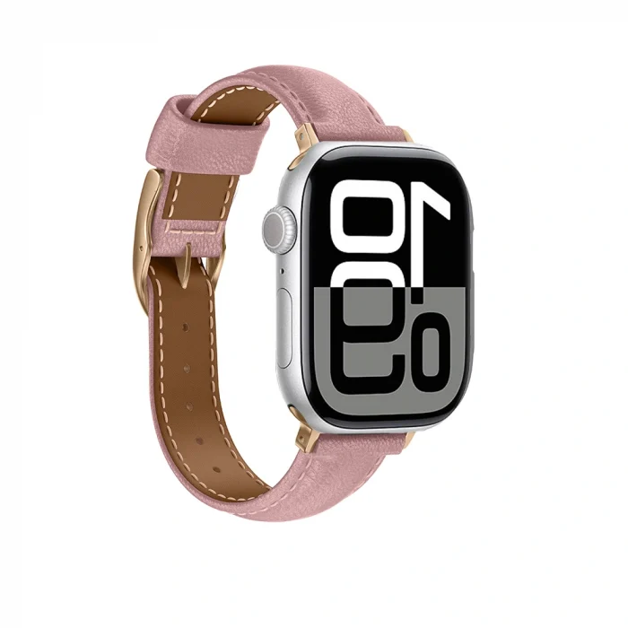 Apple Watch 10 46mm Amazingthing Glamour Class Deri Kordon