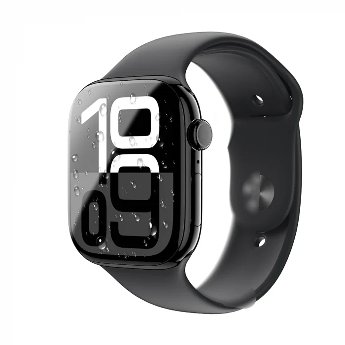 Watch 10 46mm Amazingthing Radix Protective Parmak İzi Bırakmayan HD Ekran Koruyucu Film + Kolay Uygulama Aparatı