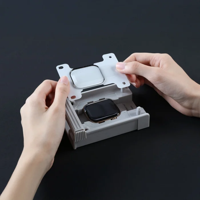 Watch 10 46mm Amazingthing Radix Protective Parmak İzi Bırakmayan HD Ekran Koruyucu Film + Kolay Uygulama Aparatı