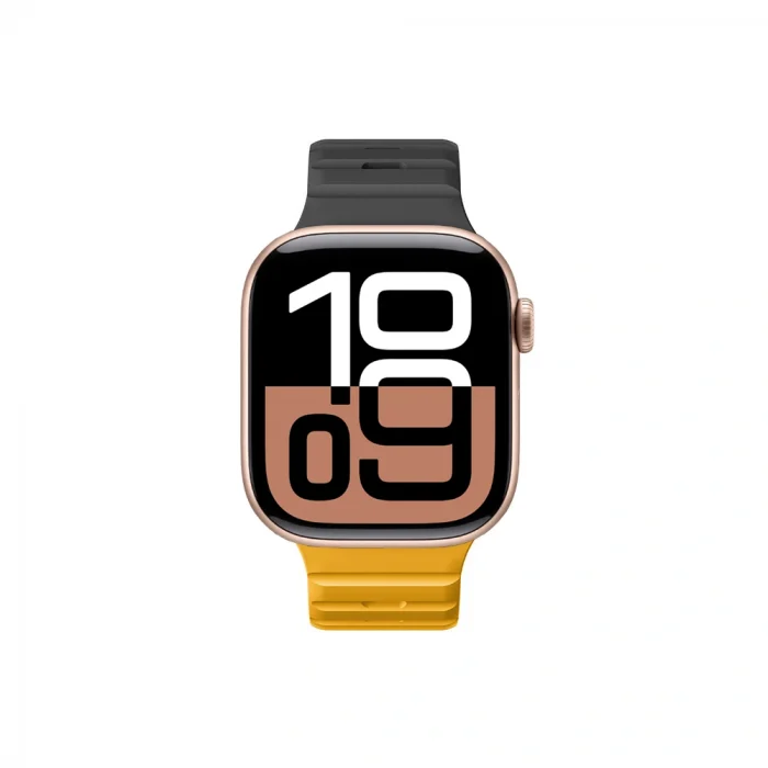 Apple Watch 10 46mm Amazingthing SilqLock Silikon Kordon Strap Kayış