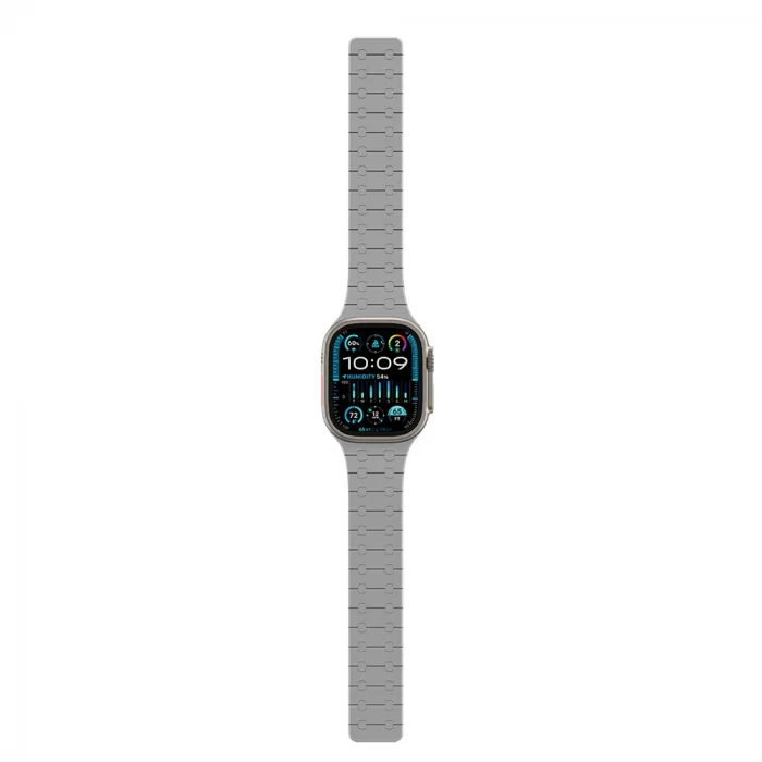 Apple Watch 10 46mm Amazingthing Smoothie Sport Magnetik Tak Çıkar Silikon Strap Kayış