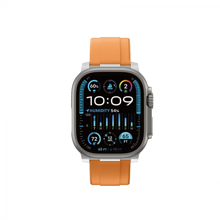 Apple Watch 10 46mm Amazingthing Titan Chrono Silikon Kordon