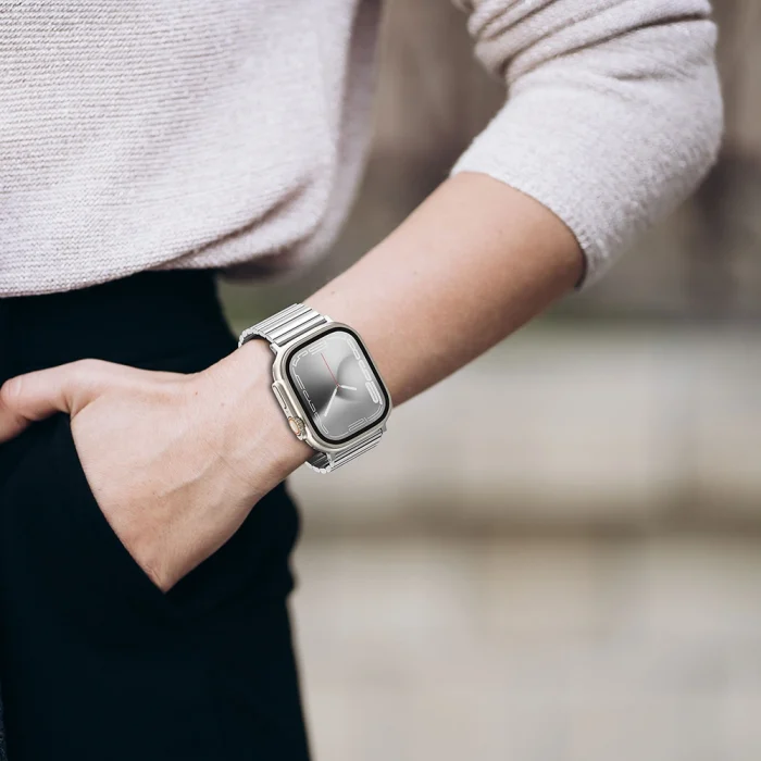 Apple Watch 10 46mm Amazingthing Titan Steel Metal Kordon