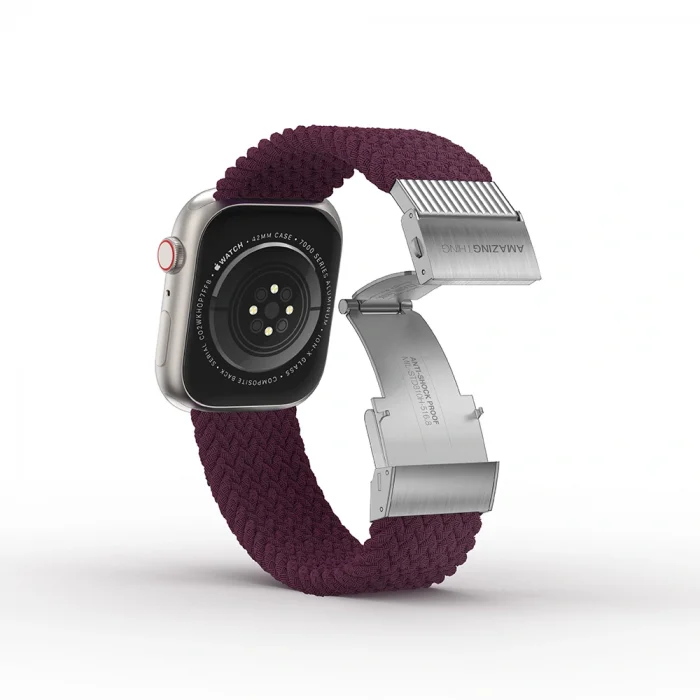 Apple Watch 10 46mm Amazingthing Titan Weave Örgü Sport Kordon