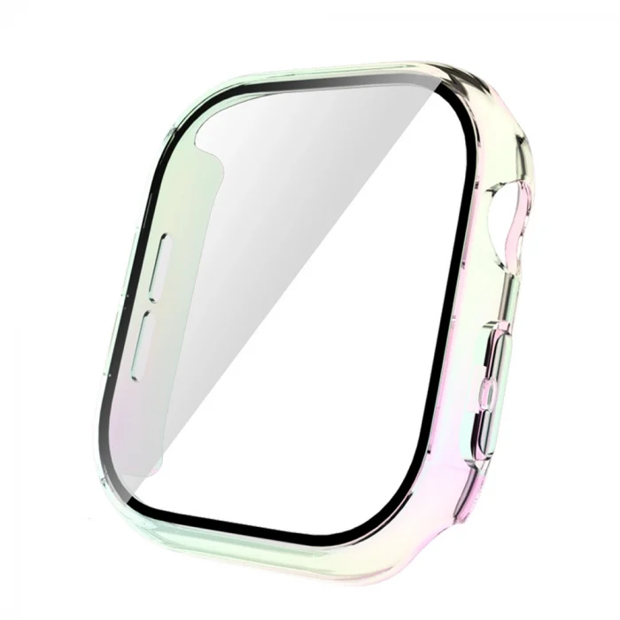 Watch 10 46mm Sert PC Kasa Electroplatink Çerçeveli Ekran Koruyucu Watch Gard 36