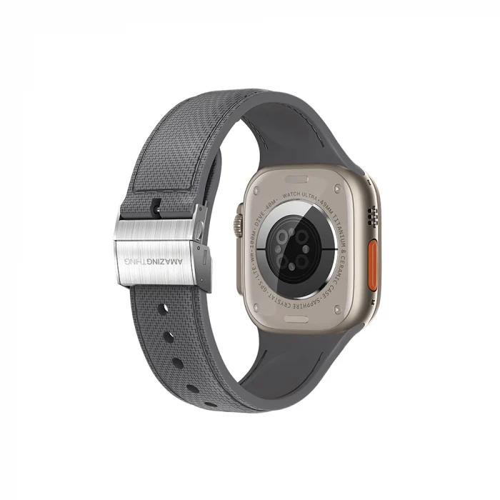 Watch 40mm Amazingthing Titan Swift Deri Dokulu Silikon Kordon