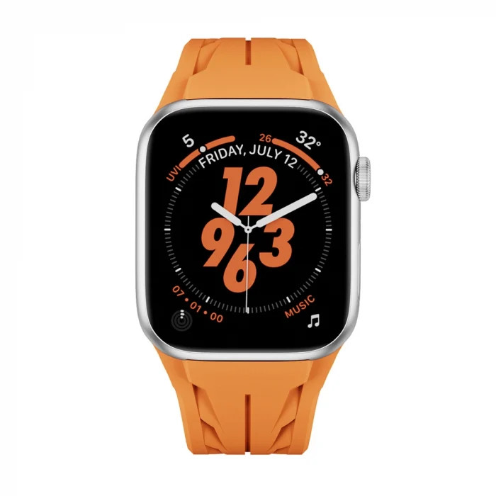 Watch 42mm KRD-127 Metal Tokalı Silikon Kordon