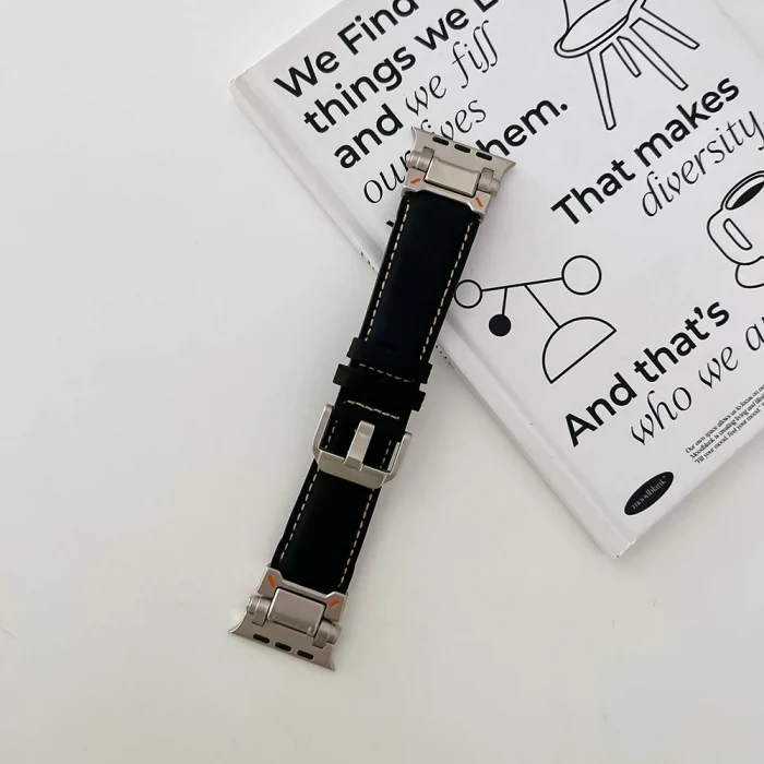 Watch 42mm KRD-114 Metal Başlıklı Suni Deri Kordon