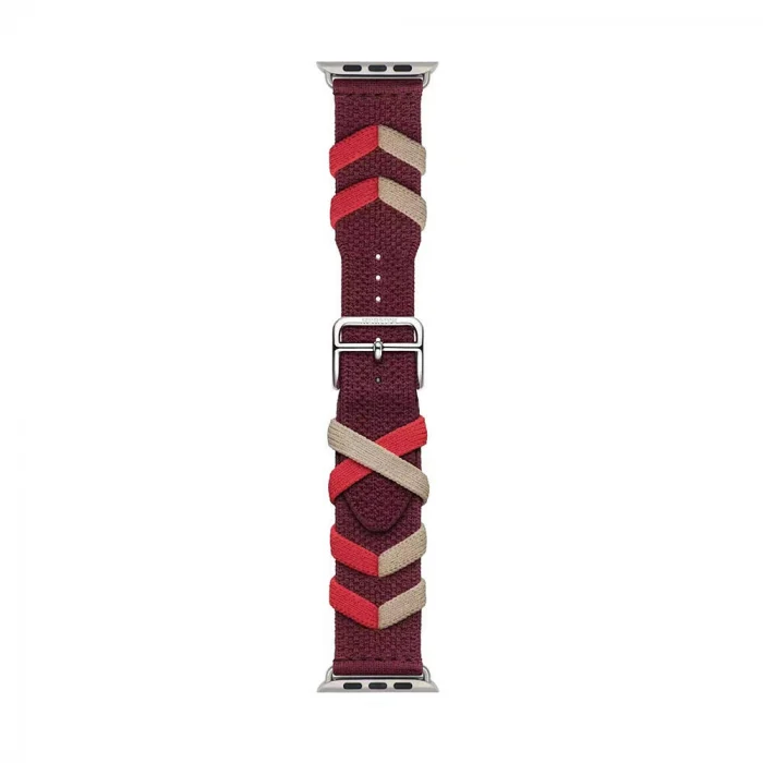 Watch 42mm KRD-97 Sarmal Örgü Tasarımlı Kordon