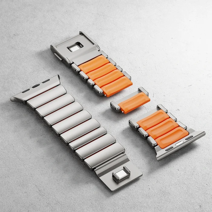 Watch 44mm KRD-149 Titanyum Silikon Kordon