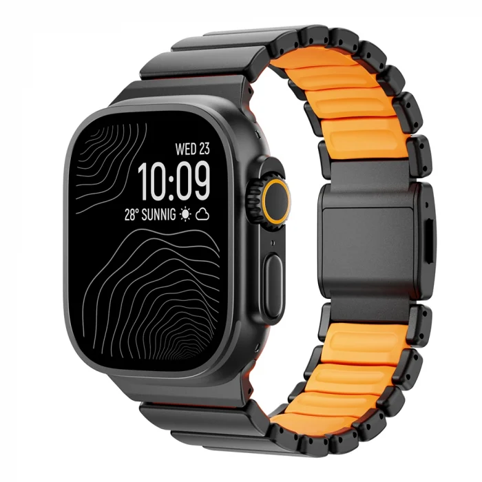 Watch 44mm KRD-152 Titanyum Silikon Kordon