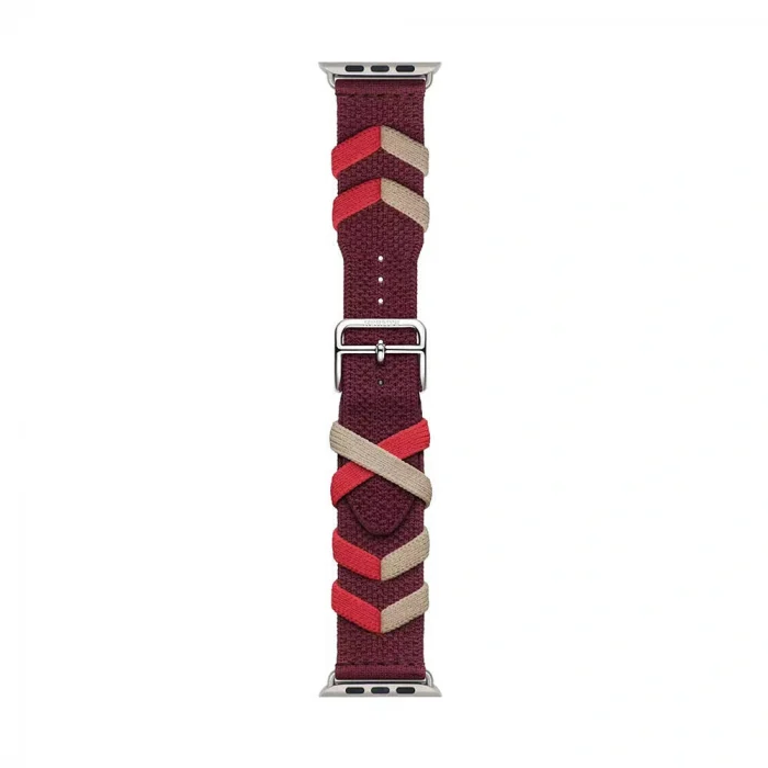 Watch 44mm Uyumlu-97 Sarmal Örgü Tasarımlı Kordon