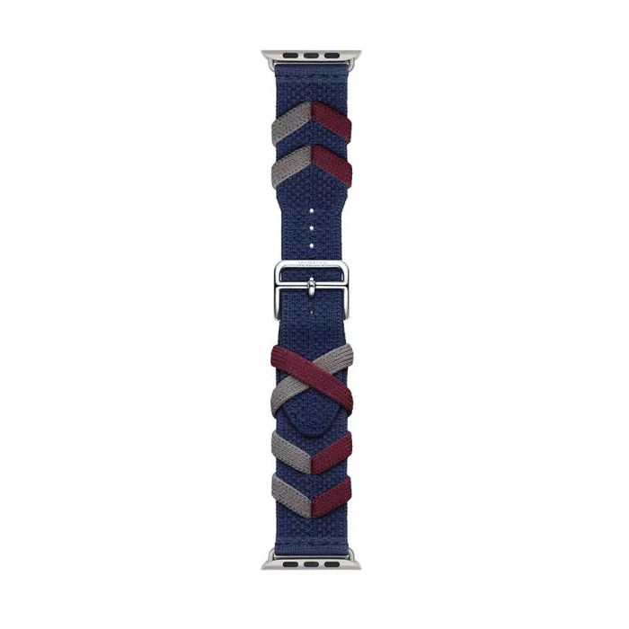 Watch 44mm KRD-97 Sarmal Örgü Tasarımlı Kordon