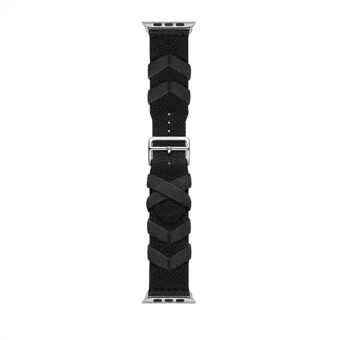 Watch 44mm KRD-97 Sarmal Örgü Tasarımlı Kordon