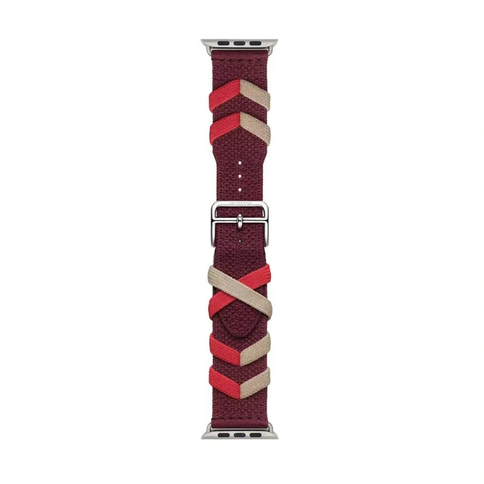 Watch 7 41mm Uyumlu-97 Sarmal Örgü Tasarımlı Kordon