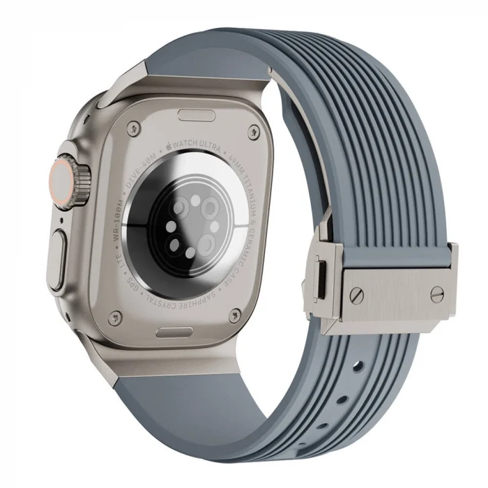 Watch 7 45mm KRD-113 Spor Görünümlü Silikon Kordon