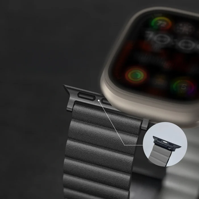 Apple Watch Serisi Uyumlu Amazing Thing Glamour Sense Deri Kordon