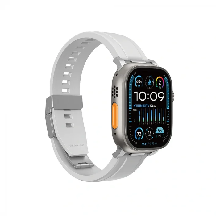 Apple Watch Ultra 49mm Amazingthing Titan Chrono Silikon Kordon