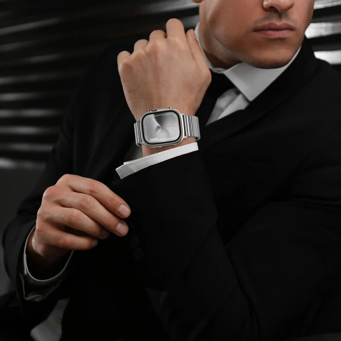 Apple Watch Ultra 49mm Amazingthing Titan Steel Metal Kordon