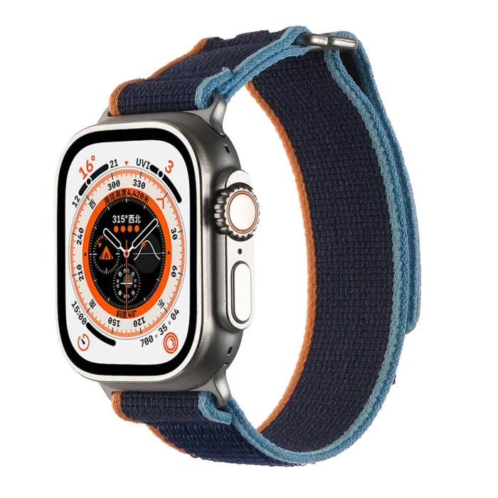 Watch Ultra 49mm Hasır Kordon KRD-106 Strap Kayış