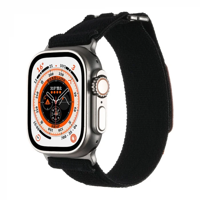 Watch Ultra 49mm Hasır Kordon KRD-106 Strap Kayış