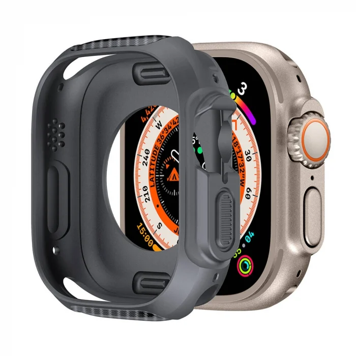 Watch Ultra 49mm Silikon TPU Kasa Koruyucu Watch Gard 31