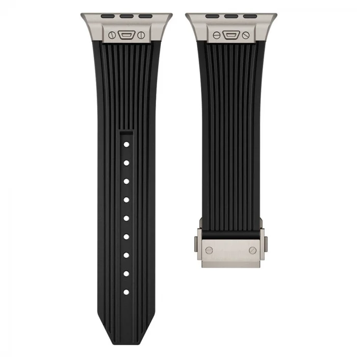 Watch Ultra 49mm KRD-113 Spor Görünümlü Silikon Kordon