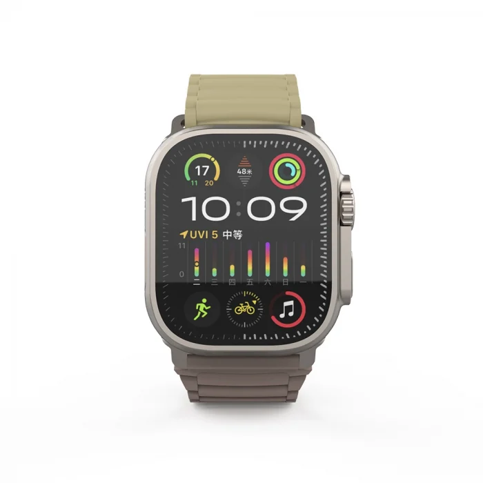 Watch Ultra 49mm KRD-122 Silikon Kordon Strap Kayış