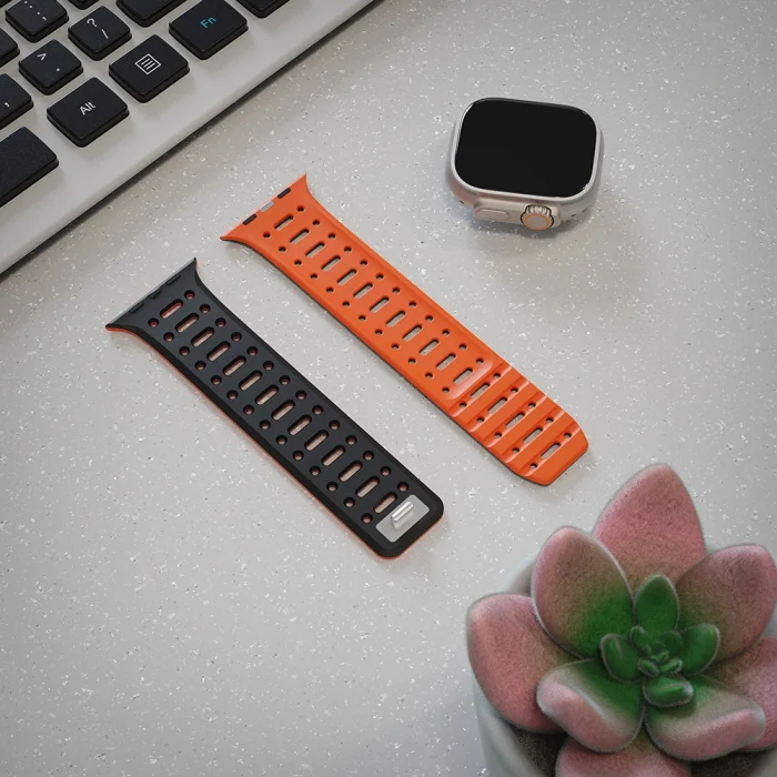 Watch Ultra 49mm KRD-124 Silikon Kordon Strap Kayış