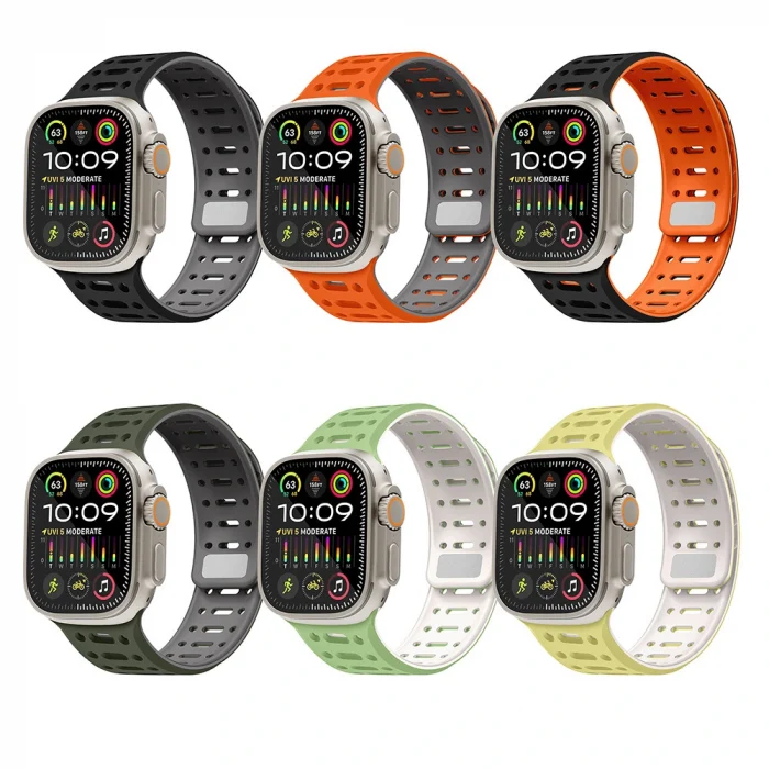 Watch Ultra 49mm KRD-124 Silikon Kordon Strap Kayış