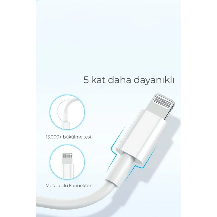 Iphone 8 X Xs Xr 11 12 13 14 Pro Max Plus Uyumlu Hızlı Şarj Kablosu Type C To Lightning