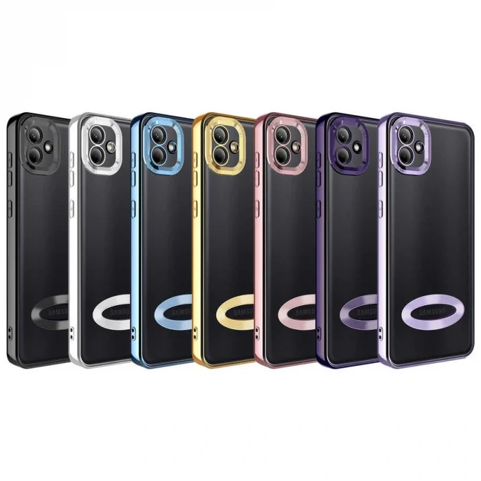 Samsung A03 Kılıf Kamera Korumalı Logo Gösteren Omega Kapak