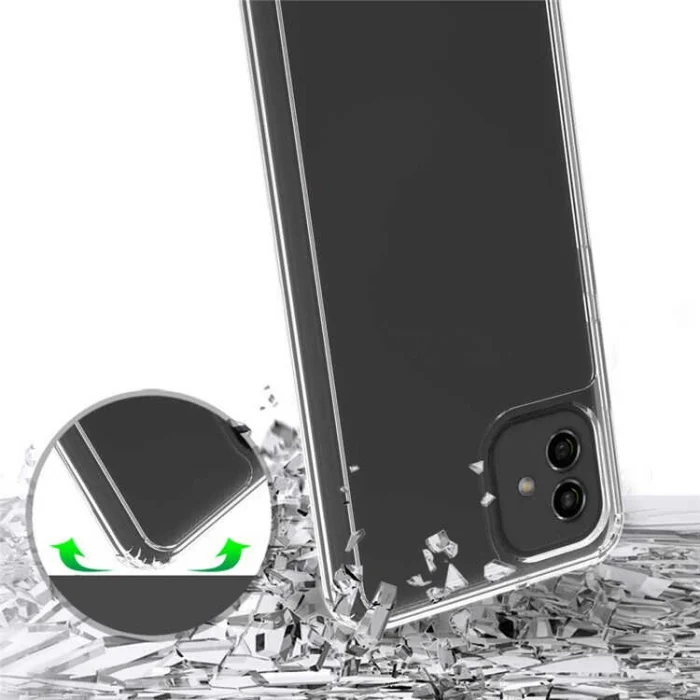 Samsung A04E Kılıf  2mm Anti Shock Silikon