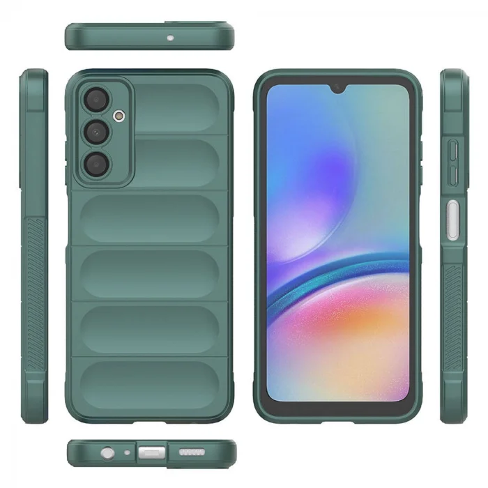 Samsung A05S Kılıf Esnek TPU Oyuklu Arka Yüzey Tasarımlı Etnik Silikon Kapak