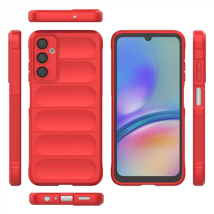 Samsung A05S Kılıf Esnek TPU Oyuklu Arka Yüzey Tasarımlı Etnik Silikon Kapak