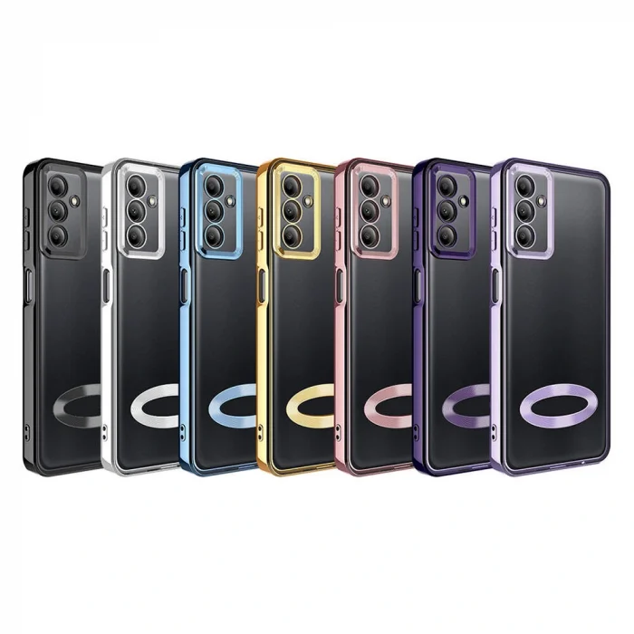 Samsung A05S Kılıf Kamera Korumalı Logo Gösteren Omega Kapak