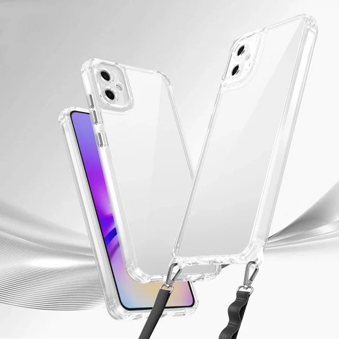 Samsung A06 Kılıf Airbagli Takılabilir Askı Aparatlı Snap Silikon Kapak