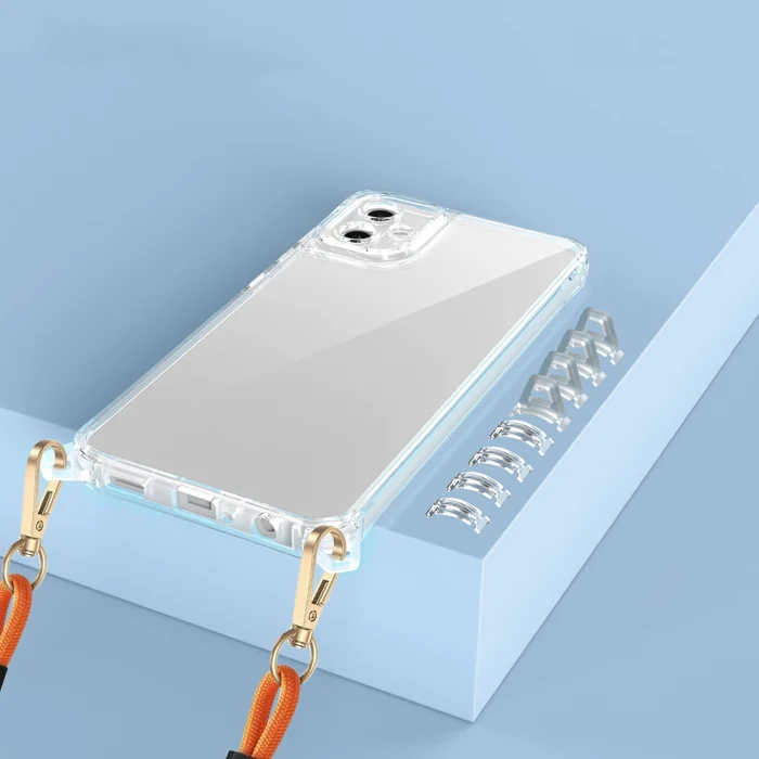 Samsung A06 Kılıf Airbagli Takılabilir Askı Aparatlı Snap Silikon Kapak